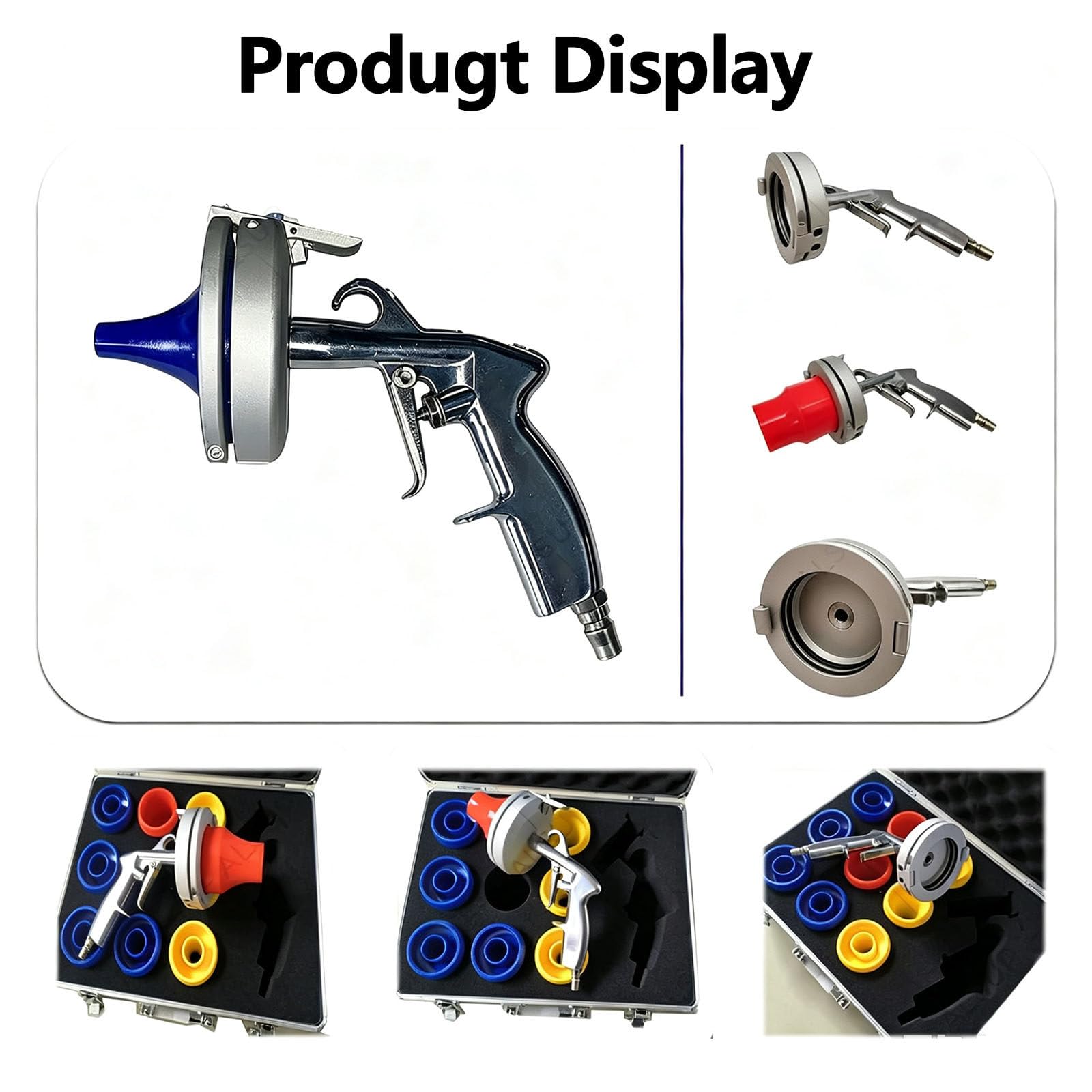 Pistolet do czyszczenia węży hydraulicznych z szybkozłączką