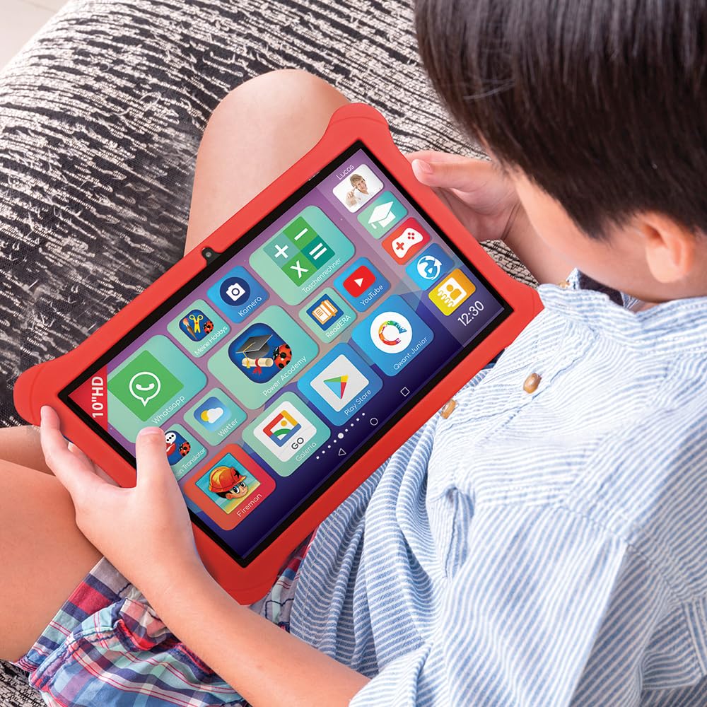 Lexibook, Lexipad® 10'', Tablet edutainment, Powered by Android™, Progettato per Tutta la Famiglia, contenuti educativi e Divertimento, Controllo Genitori, TLN10DE