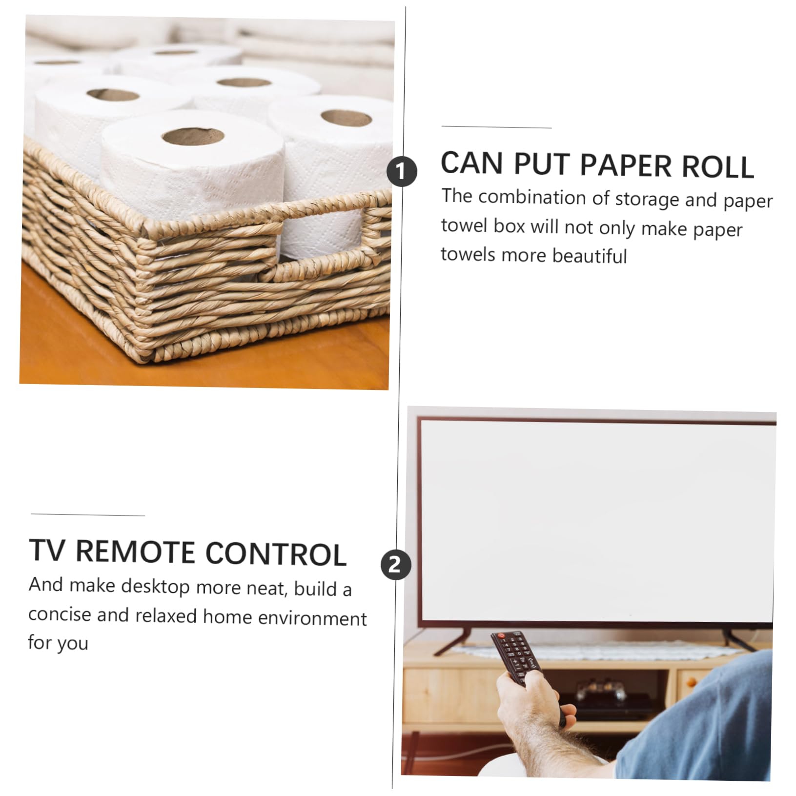 SOLUSTRE 1pc Box Lid Storage Box Tissue Napkin Storage Container Plastic Khaki