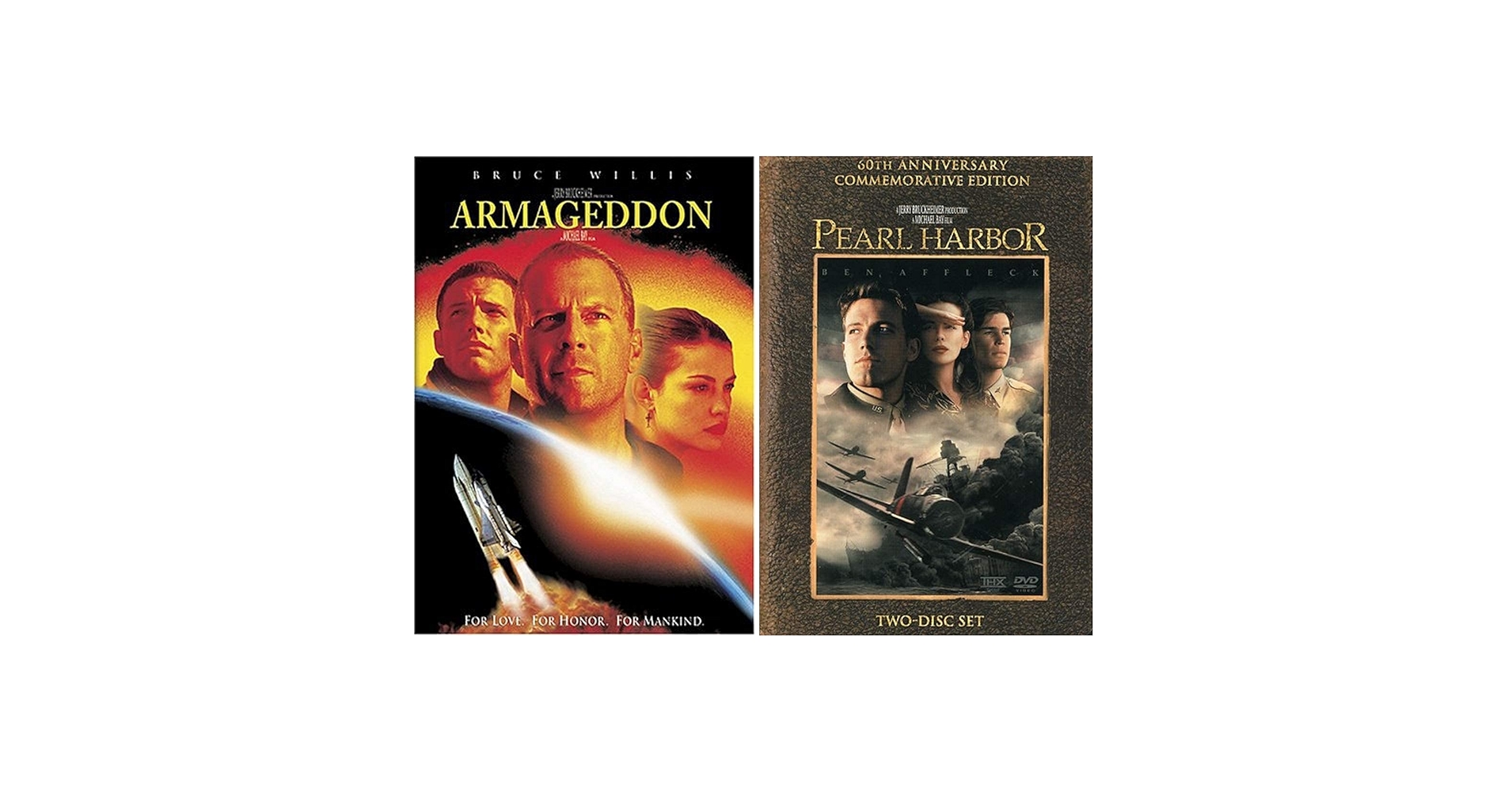 Amazon.com: Armageddon and Pearl Harbor Ben Affleck Action
