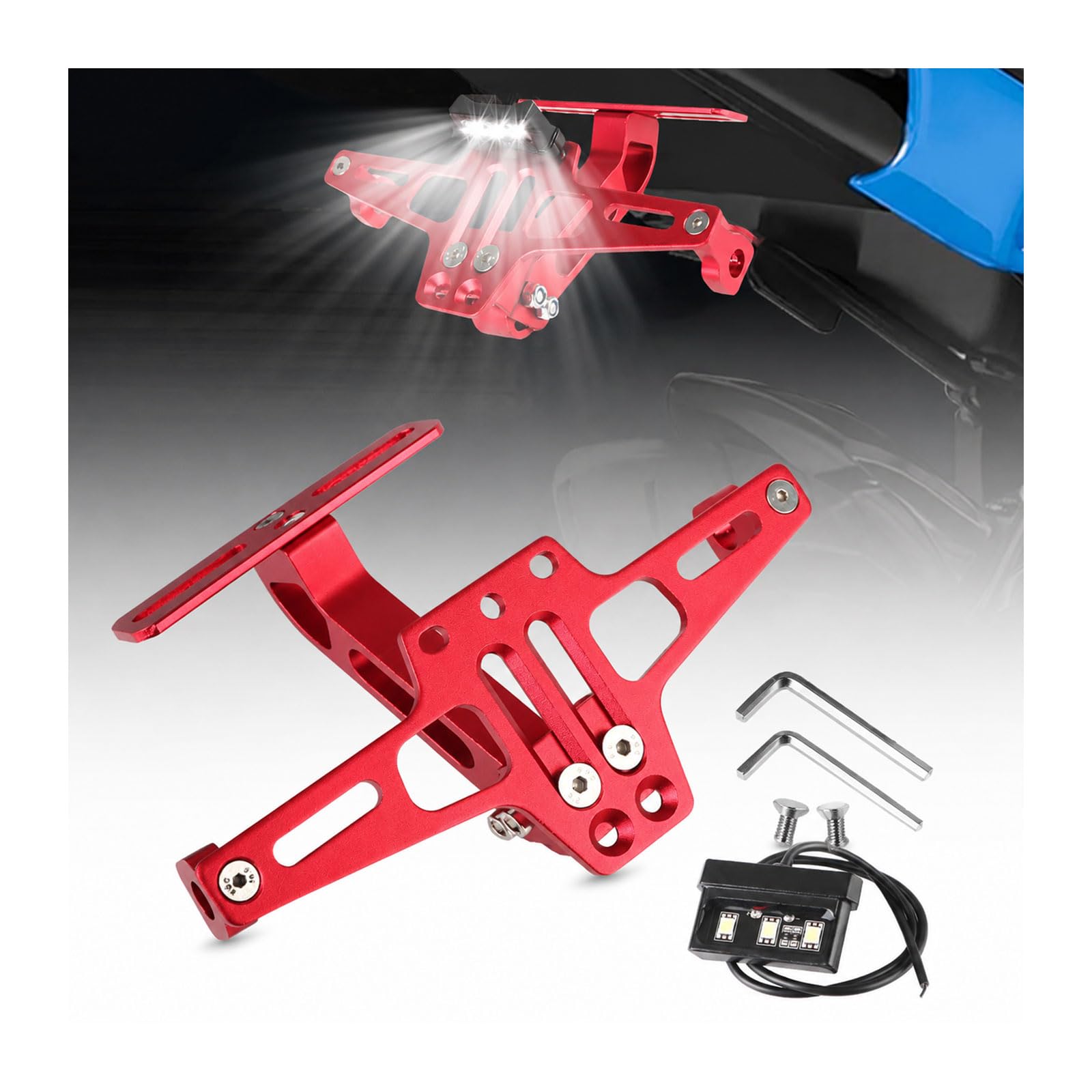 Support plaque moto Mash Dirt Track 125 kit suppression garde-boue