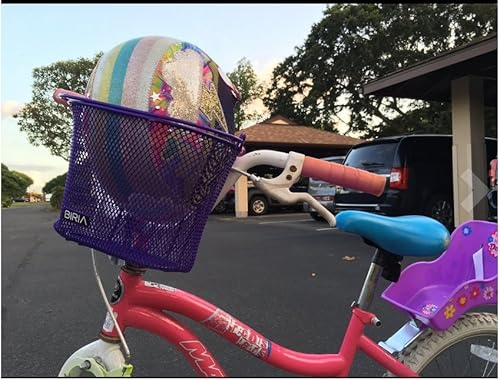 Miniatura 4 de Cesta con ganchos, frontal, extraíble, malla de alambre pequeña, cesta de bicicleta para niños