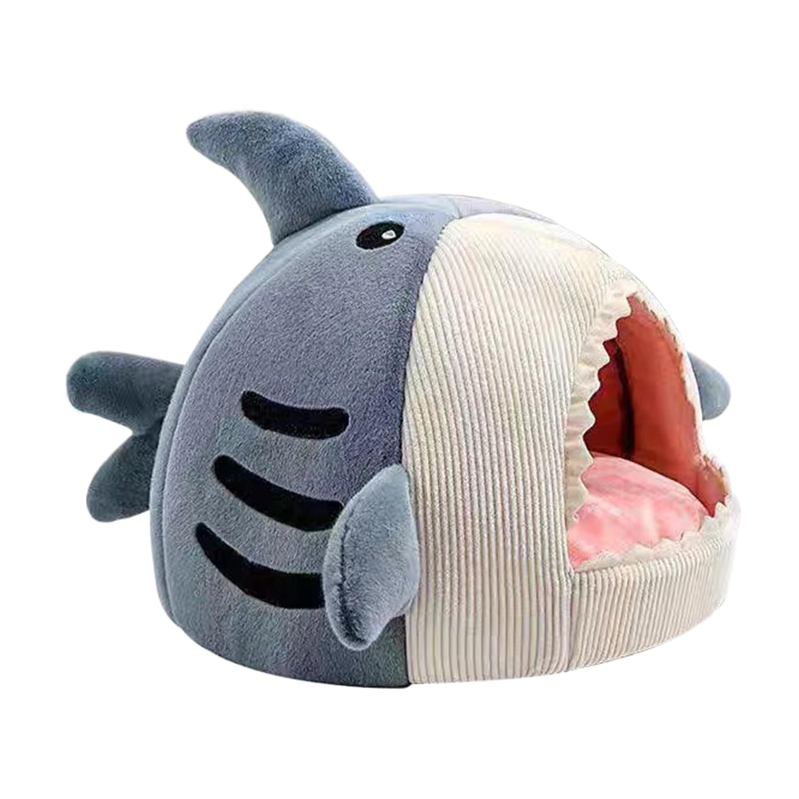 Nid de requin lavable pour chat et lit chaton requin intérieur