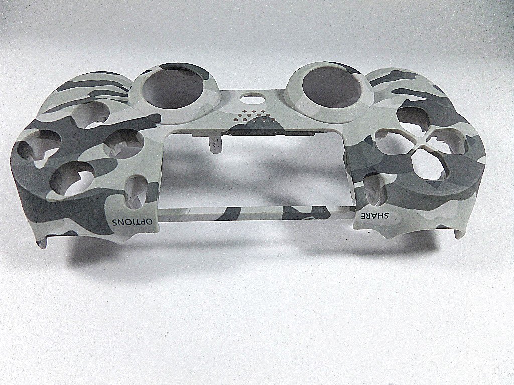 Fosheng Camouflage Matte Front Replacement Shell Case for PS4 Controller Dualshock 4