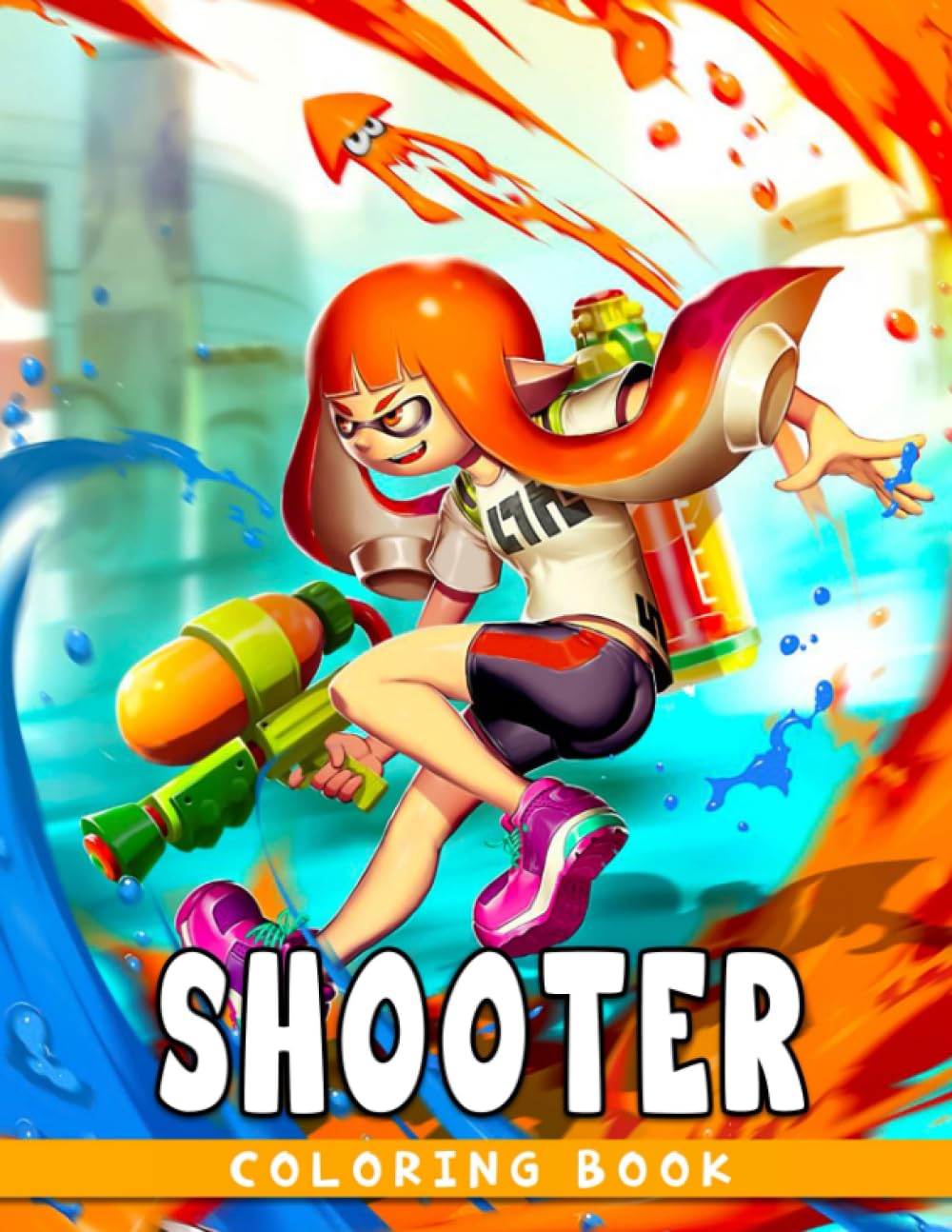 Shooter Coloring Book: Have Fun with Manga Illustration Pages Inside | Perfect Gifts for Relaxation and Creativity