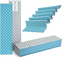 Fitply Ultralight Foam Sleeping Pad - Waterproof Closed Cell Mat with 2.1 R-Value, Ergonomic Nodes for Hiking Camping Comfort