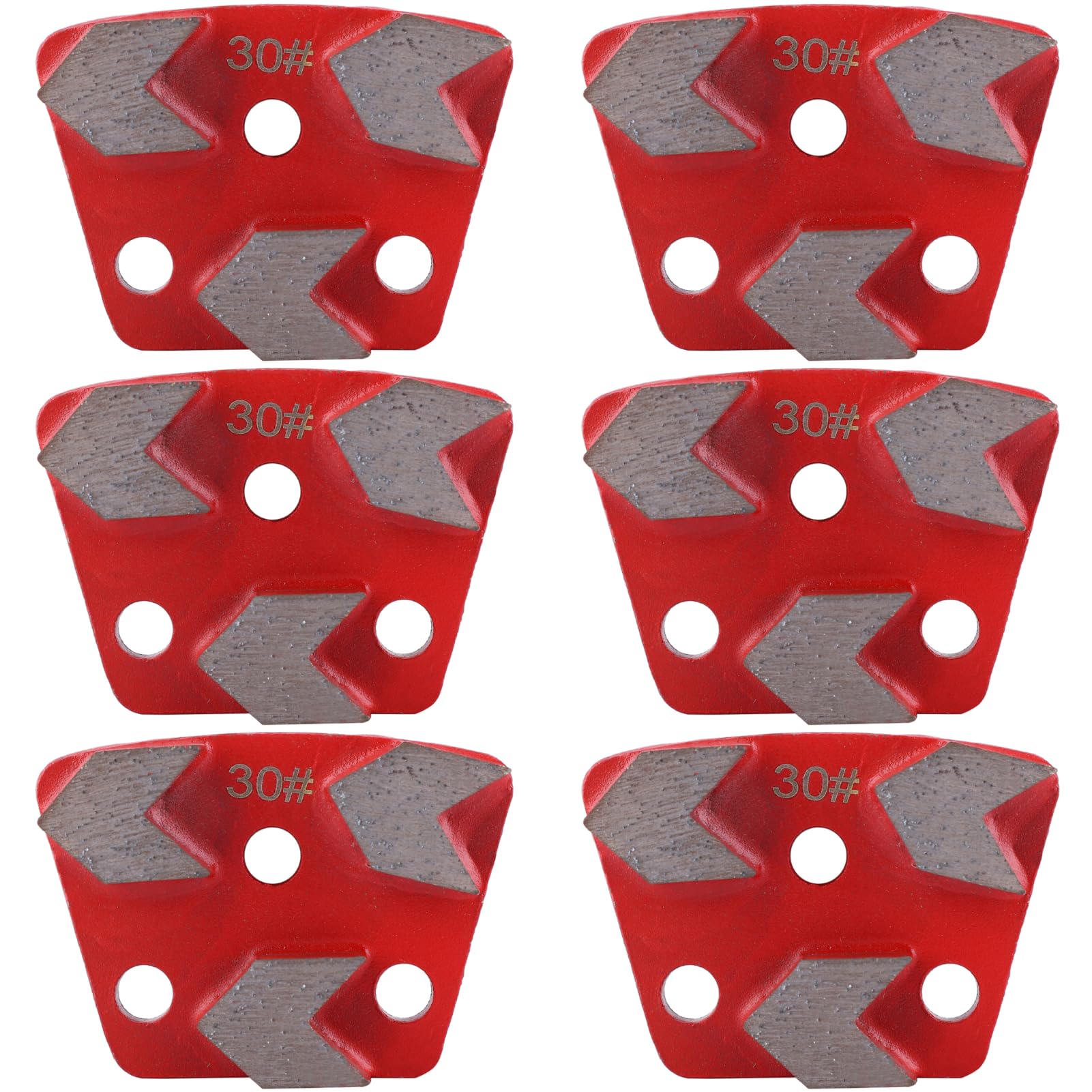 Almohadillas trapezoidales de diamante con bordes lisos set 2 8