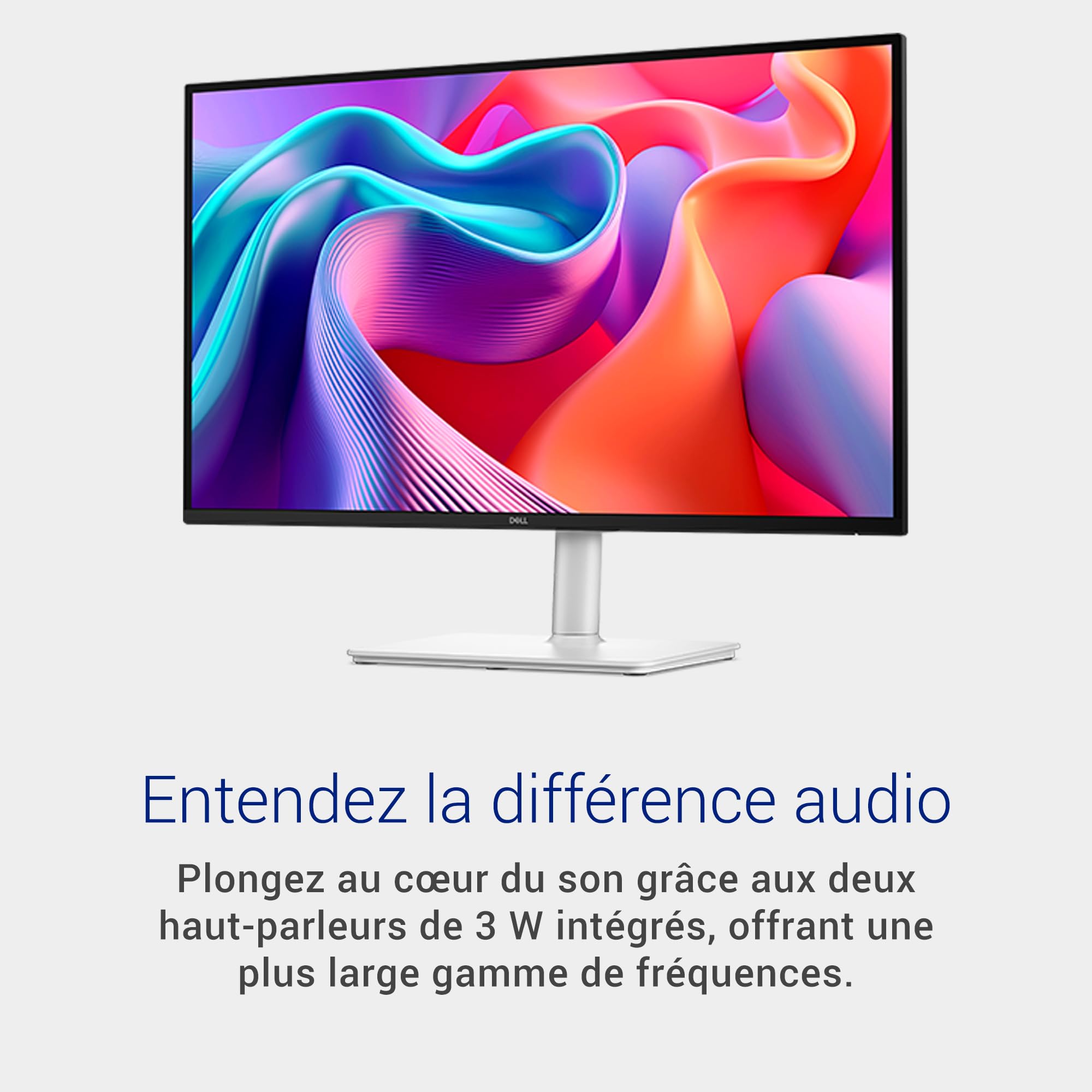 Dell 27 Plus Écran PC S2725DSM QHD 2560x1440 144Hz IPS 1ms MPRT AMD FreeSync 99% sRGB Blanc