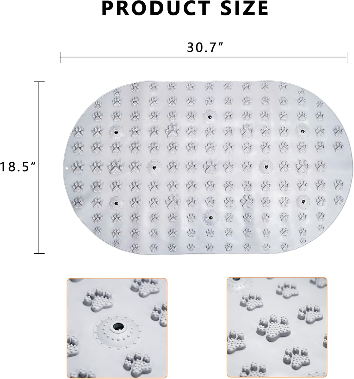 Silicone Foot Massage Mat, Cat Paw Shaped Massage Board, Non-Slip Relaxation Pad for Home Gym Office Yoga Travel, Portable Stress Relief Pad, Comfort Trainer for Daily Exercise Relief