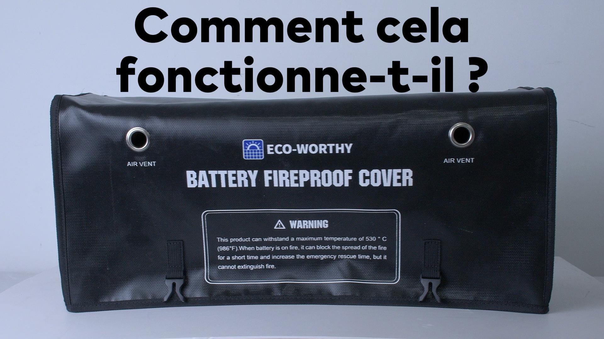 Sac Lipo Sécurisé Ignifuge LYSHOOCE - Pochette Anti-Feu Pour Batterie LiPo Drones Et RC (185x75x60mm)