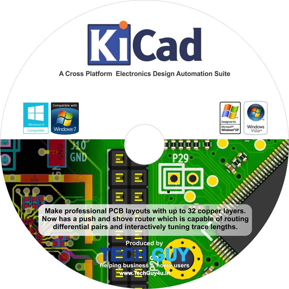 TechGuy4u KiCAD Electronics Design Automation Suite (EDA )