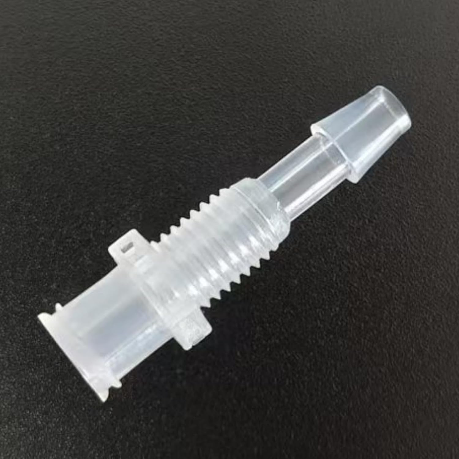 5/32'' Female Bulkhead Luer Lock to Hose Barb Connector, 1/4-28 UNF Male Threaded, Multi-piece Luer Thru-Bulk Adapter for Aquarium Fuel Gas Liquid Air PP Fittings + PC Nut Sets Luer 100pc/pk