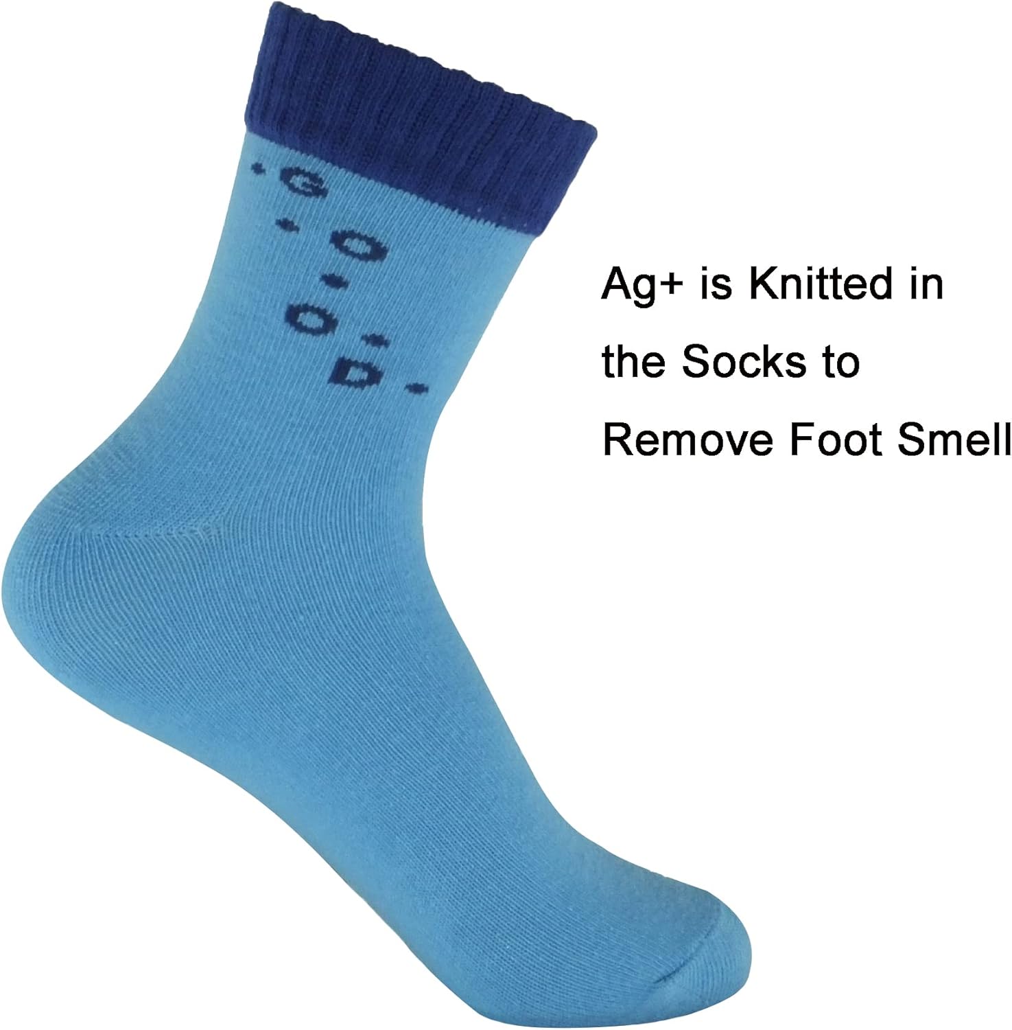 Boy's 5-Pack Mixed Anti Odor Moisture Wicking Cotton Quarter Crew Ankle Socks for 8-11 Years Kids - Image 3