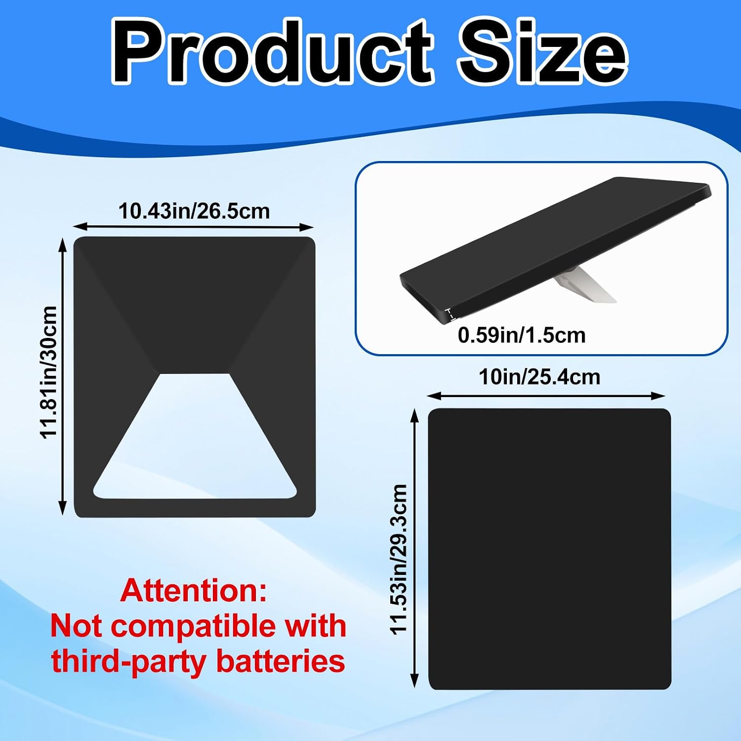 Silicone Protective Case Compatible with Starlink Mini Satellite Dish Waterproof Hailproof Portable Cover Accessory with Black Masking Plate for Outdoor Camping RV