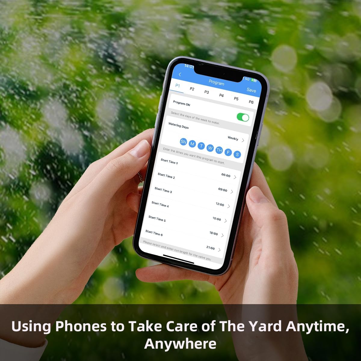 Garden Smart 11-Zone WiFi Sprinkler Controller Watering Timer Irrigation System Outdoor/Indoor