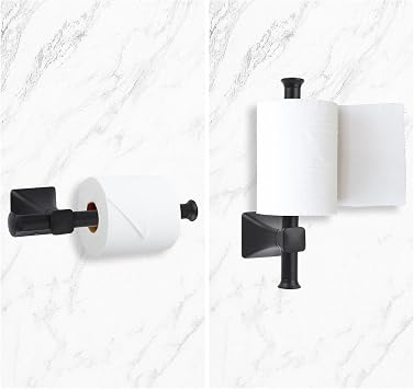 Bathroom Accessories Set 10 Piece, 24 inch Black Towel Bar+Towel Ring+Toilet Paper Holder+ Robe Towel Hook SUS304 Stainless Steel Bathroon Hardware Set