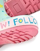 Vista 7 de Paw Patrol Skye & Everest - Botas de lluvia con asas para niñas, color azul y rosa