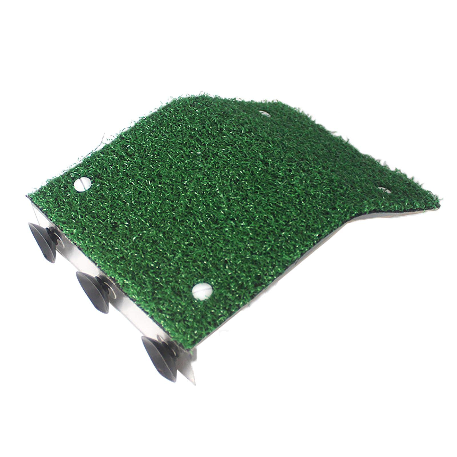 Accesorios decorativos de dock para base flotante de tortuga en tanque grande