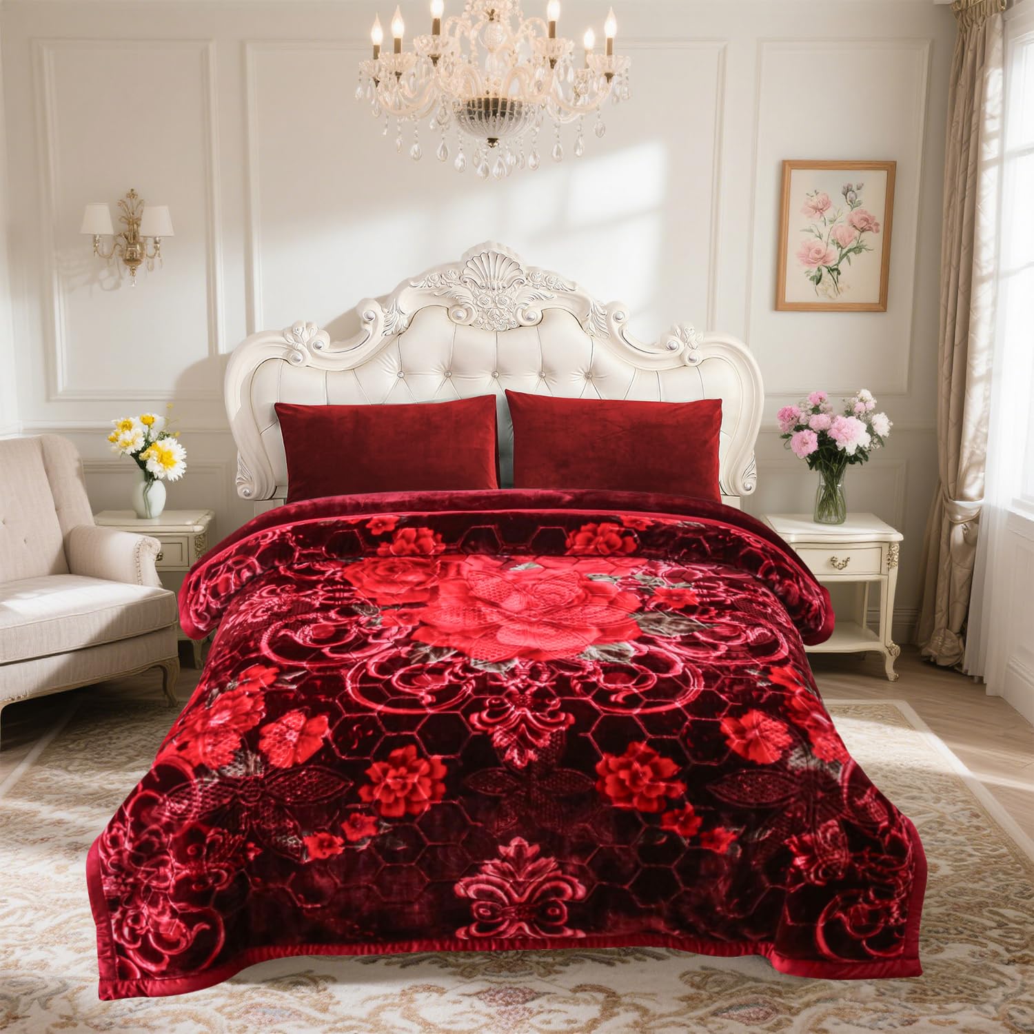 King GnuCEN+RAL BLANKET　【未開封】 Amazon.com: JML Korean-Style Soft Heavy Fleece Blanket King Size