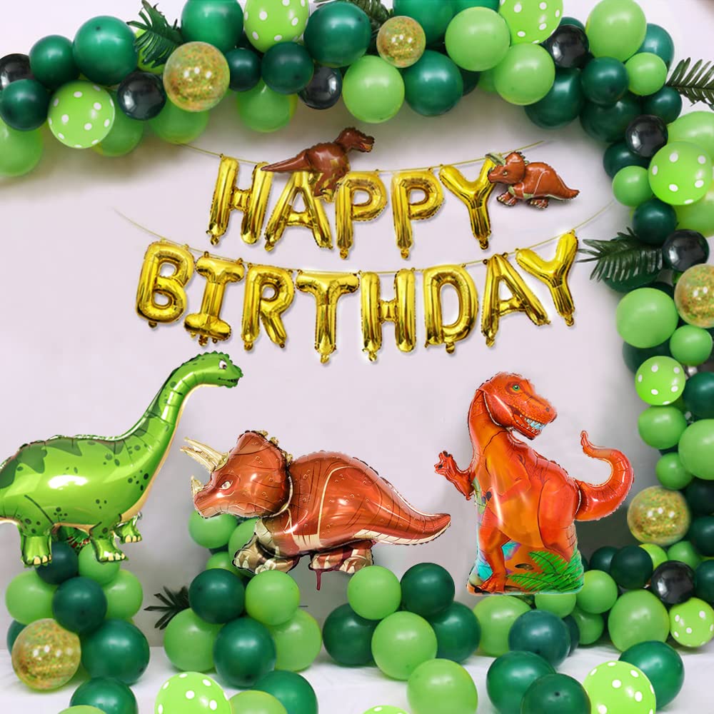 Buy Dinosaur Birthday Party Decorations Balloons, Kid Dinosaur Theme