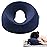 xiaomubiao Face Down Pillows for Massage Table, Massage Headrest for Bed, Face Pillow for Stomach Sleeping, BBL Pillow After Surgery Post Eye Surgery & Vitrectomy Recovery, Removable Cover Navy Blue