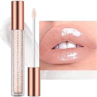 Vista 1 de Brillo de labios transparente, brillo de labios tintado, brillo de labios, aceite de labios para adolescentes, hidratante de alto brillo y brillo