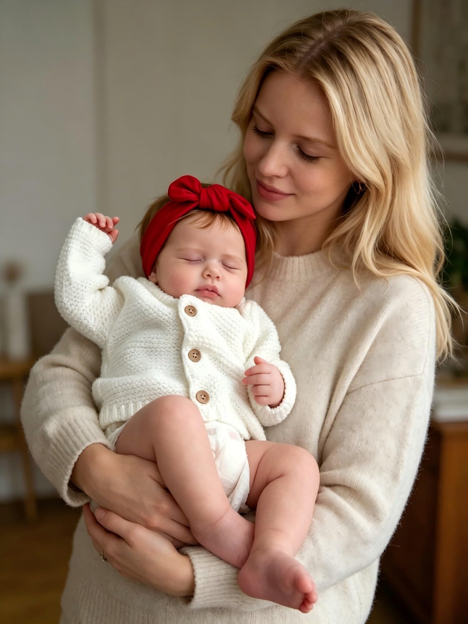 Pinky Reborn Baby Dolls Cute Loulou 20 inch 50 CM Full Body Vinyl Silicone Baby Dolls Girl with Hand Rooted Hair Realistic Reborn Dolls with Anatomically Correct โ image 1