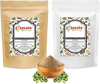 Cardamom Powder | Ground | Cardamon Powder | Green Cardamom Seeds Powder by Masala Cottage  25g-1.9kg 25, Grams