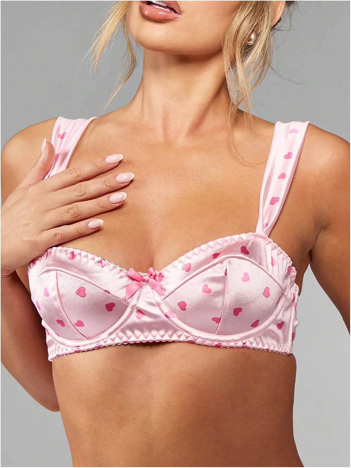 MakeMeChic Women's 2 Piece Lingerie Set