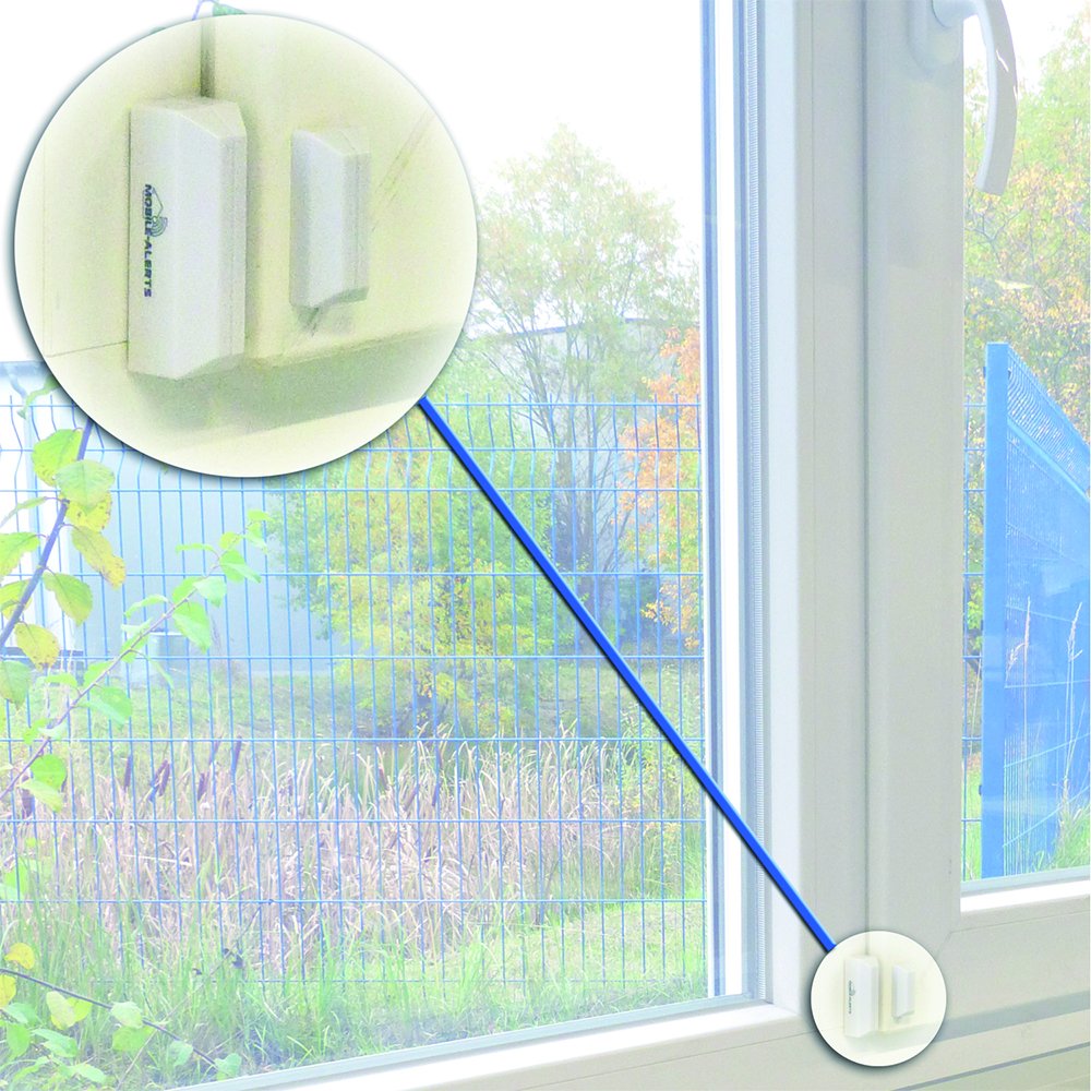 Technoline 5 x Fenster -/ Türkontakte Sicherheit für Zuhause, Weiß, 1.8 x 1.9 x 5.3 cm