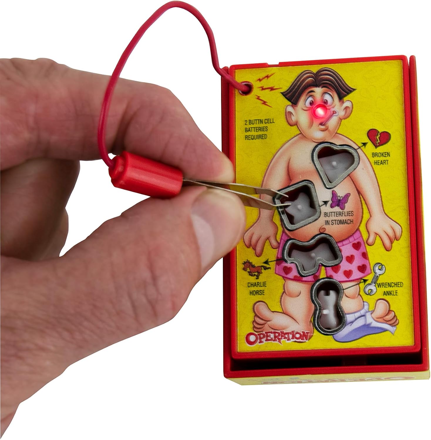 World's Smallest Operation Board Game, Super Impulse, Multicolor, 5.4x8.5 Inches