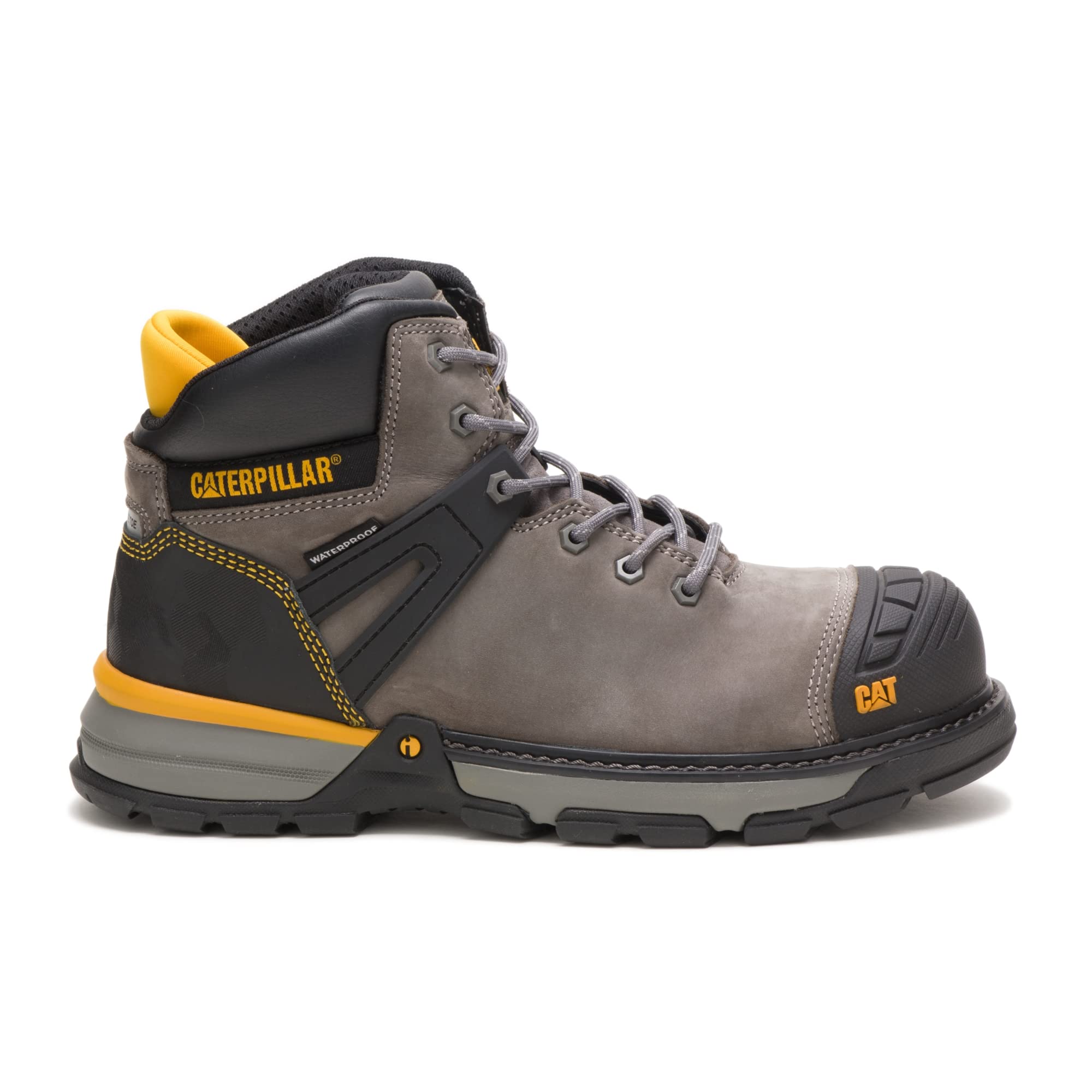 Caterpillar Men's, Excavator Superlite Waterproof Nano Toe Work Boot Pewter 8 M