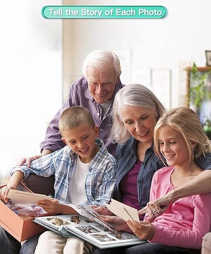 Miniatura 45 de Popotop Álbum de fotos autoadhesivo para álbumes de recortes de 4 x 6 pulgadas, 5 x 7 pulgadas, 8 x 10 pulgadas, álbumes de fotos de bricolaje como