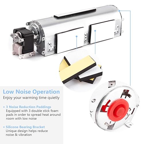 Miniatura 3 de Criditpid BK GA3750 GA3750A GA3700 GA3700A Kit de ventilador de chimenea de repuesto para desa, FMI, Vanguard, Vexar chimeneas, 103581-01,