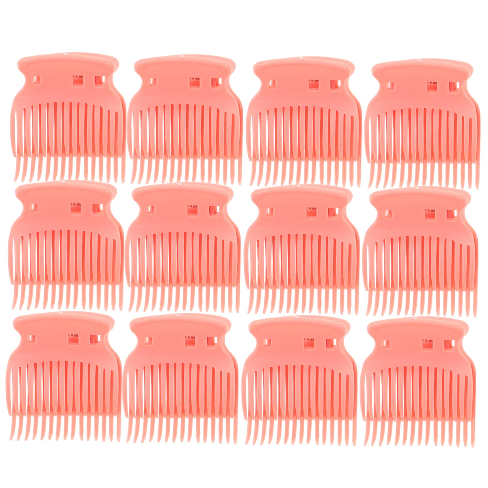 Ipetboom 12pcs Hot Curler Clamp High Temperature Insulation Hair Roller Clips for Perming Coloring Styling Curler Jaw Clips for Hair Care