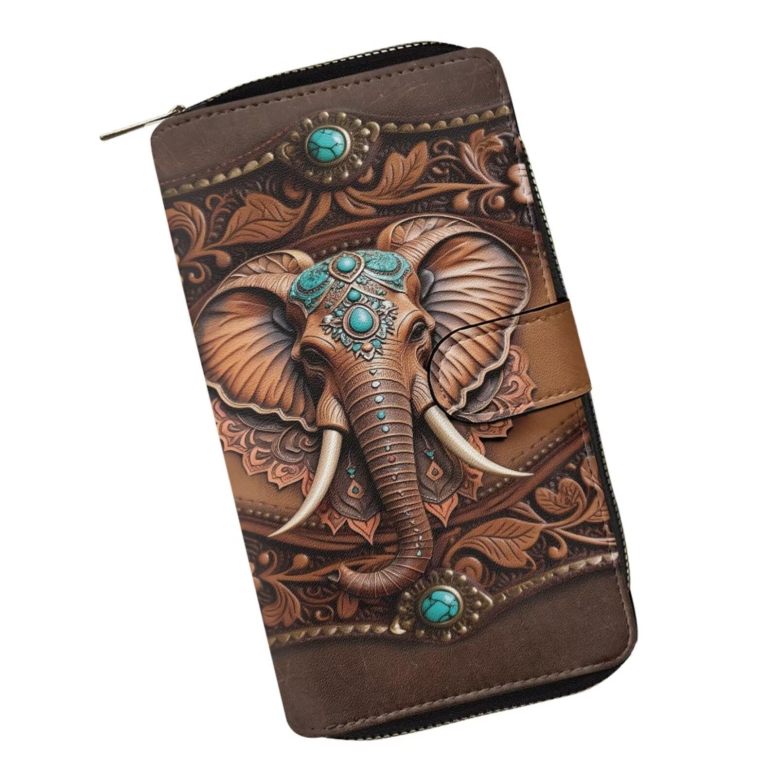 COEQINE Ladies Wallets Pink Leopard Heart Black Printed Leather Phone Long Clutch Purses Check Coin Change Holder