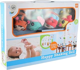 جرس رنان لعبة للاطفال الاولاد والبنات من ليتل انجل تويز – متعدد الالوان مع 26 نغمة مختلفة، مناسب لعمر 3 اشهر فما فوق، الألومنيوم