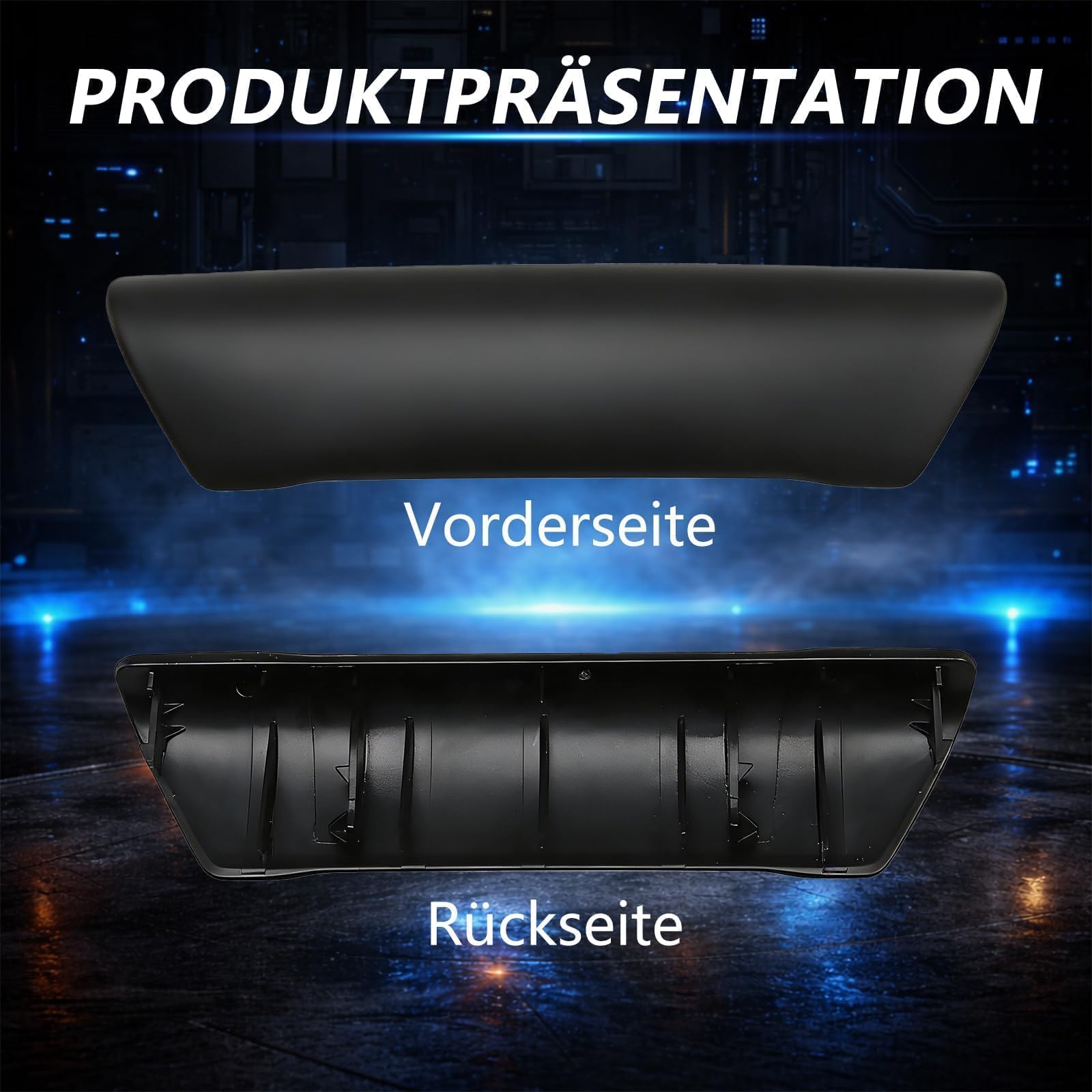 EVRBUL 2PCS Türgriff Blende Vorne Links & Rechts Innentürgriff Abdeckung Kompatibel mit VW T5 Transporter 2003-2010 | Ersetzt 7H0867171B