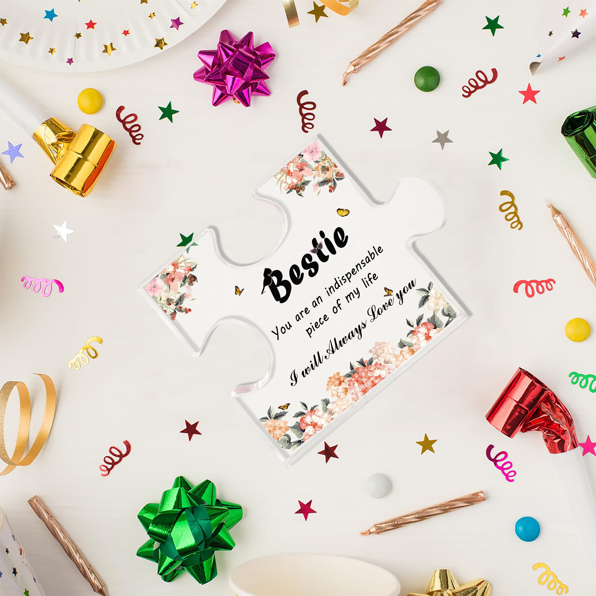 Placca Puzzle In Acrilico Per Migliori Amici - Regalo Personalizzato E