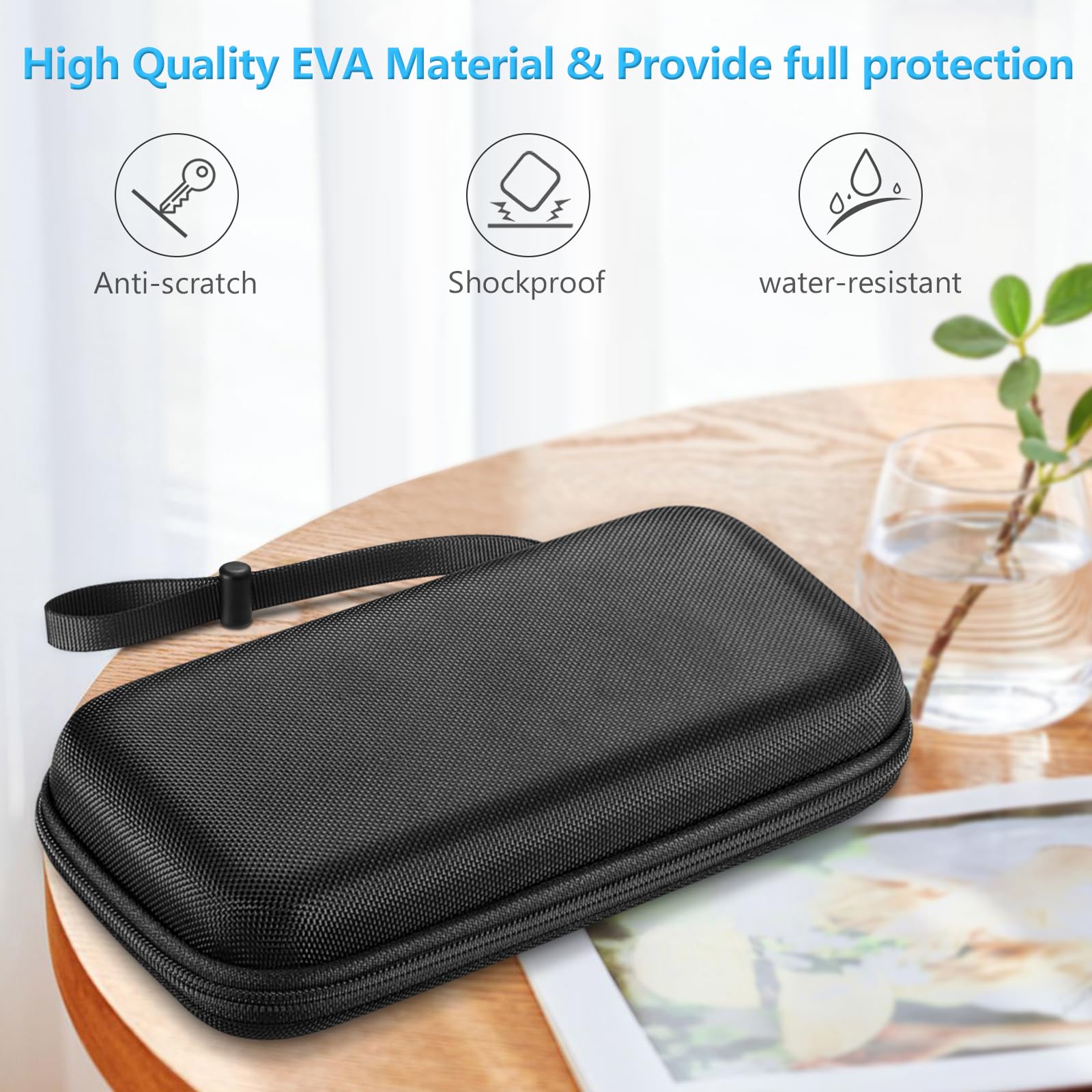 Étui de transport pour calculatrice graphique TI-84 Plus CE, étui de protection rigide en EVA résistant aux chocs pour Texas Instruments TI-84 Plus CE/TI-83 Plus CE/TI-Nspire CX II