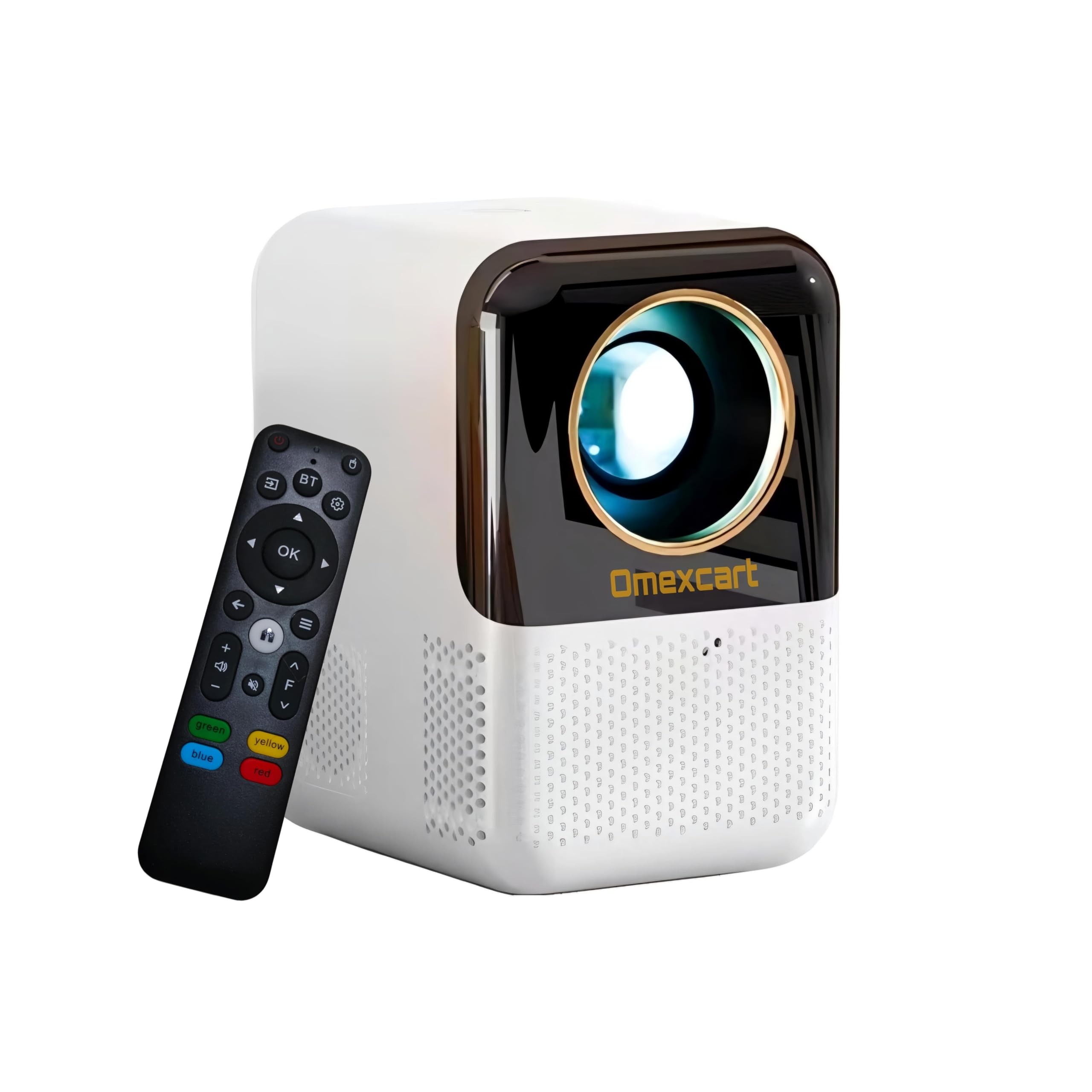 Omexcart Android 10.WiFi 5G BT 5.1 Electronic Focus 4D Keystone Dolby Short Throw (4000 lm) Portable Projector-image-7