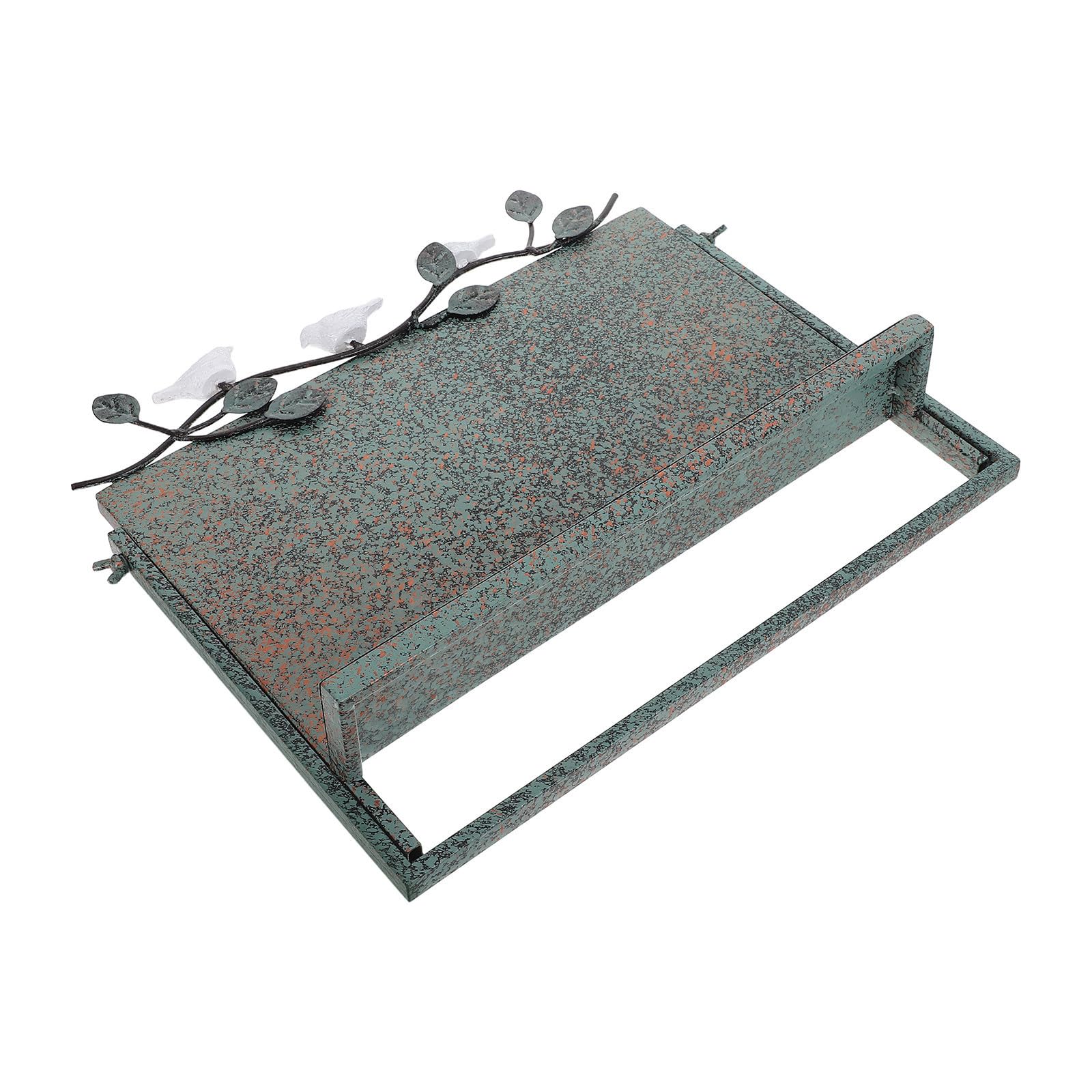 Support de Livre en Fer Vert à Angles Réglables pour Bureau