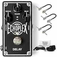 Dunlop EP103 Echoplex Delay Guitar Effects Pedal Bundle with