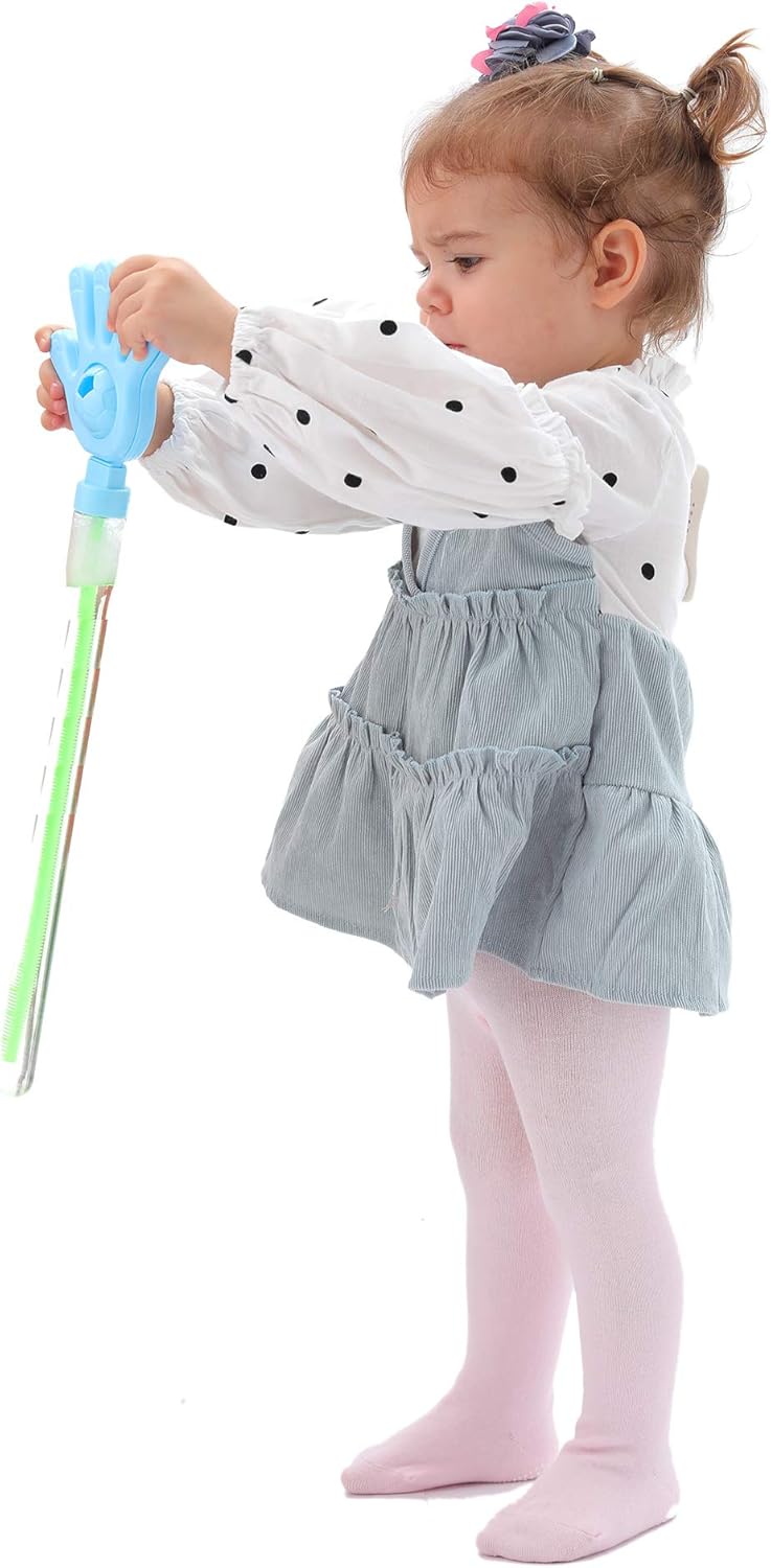 EPEIUS Baby Tights Baby Girls Non-Slip Plain/Ribbed Leggings Seamless Cotton Stockings Pantyhose Newborn Infant Toddler - Image 6