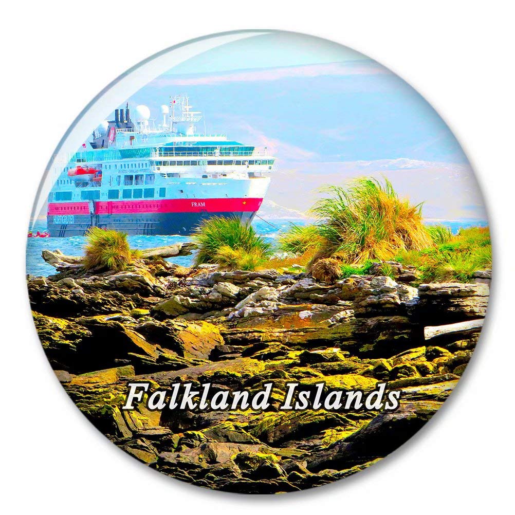 Kxrsm Bxtkpq-Falkland Islands-1754 Falkland Islands Fridge Magnet Decorative Magnet Bottle Opener Tourist City Travel Souvenir Collection Gift Strong Refrigerator Sticker