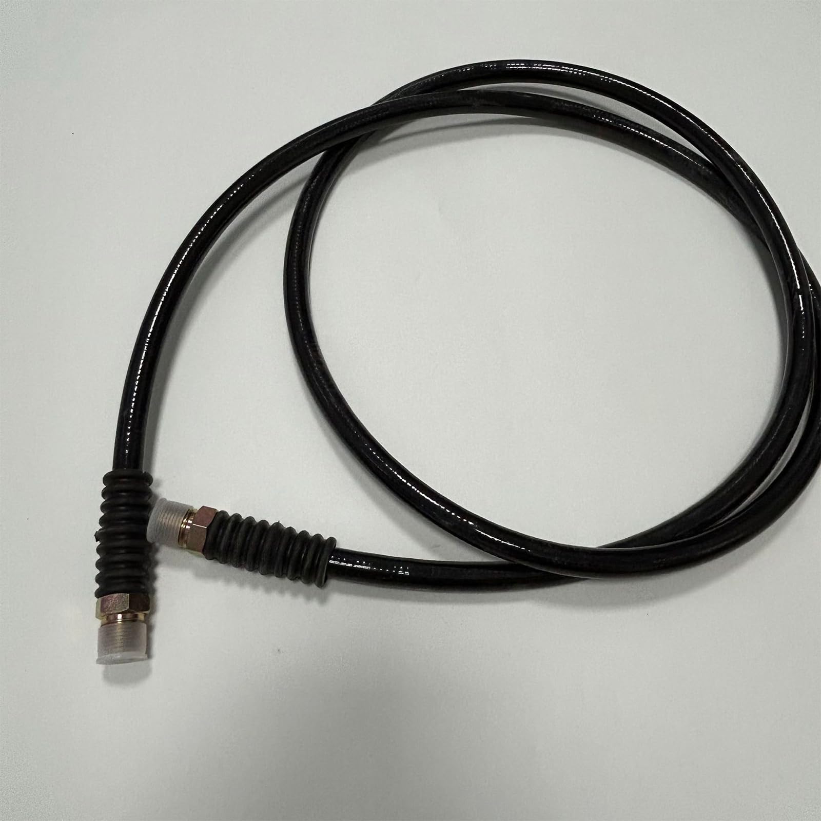 Manguera hidráulica de presión CH604 con acoplador de 3/8 pulgadas, cinta para tubería y tapas de acoplador, reemplazo de conjunto de manguera, hidráulica de compatibilidad