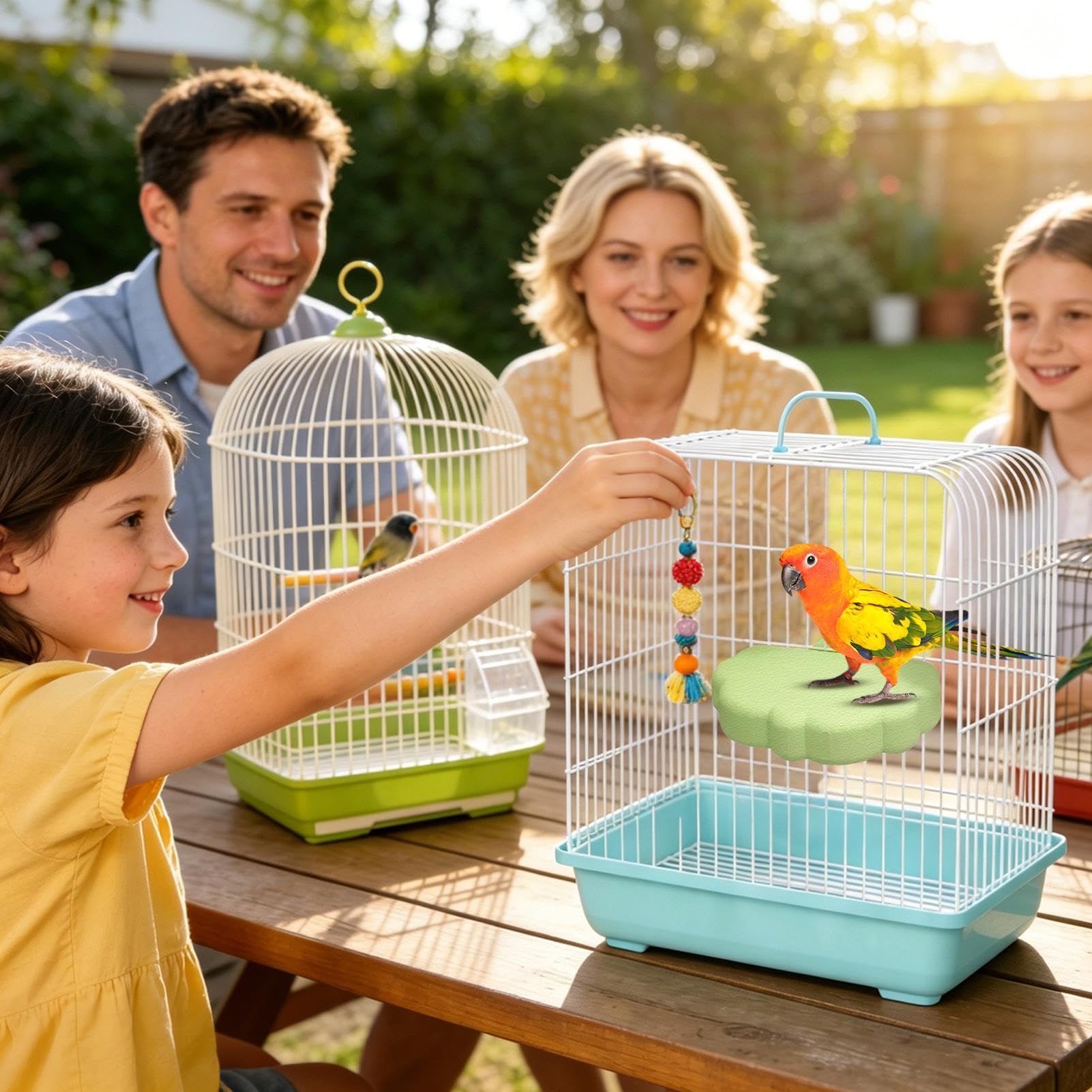 Supporto per uccelli per pappagalli a forma di
