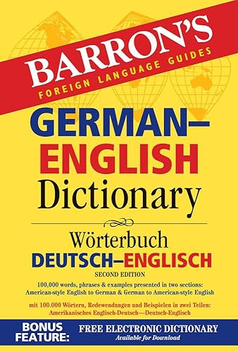 Barron's German-English Dictionary: Worterbuch Deutsch-Englisch (Barron's Foreign Language Guides)