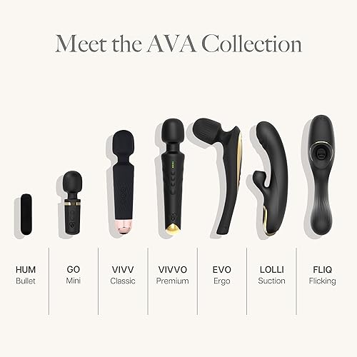 Miniatura 56 de Ava Vibrador de varita sexual [vibrador estimulador de clítoris] Vibrador para mujer Juguete sexual Regalos para mujeres 20 patrones y 8 Beige