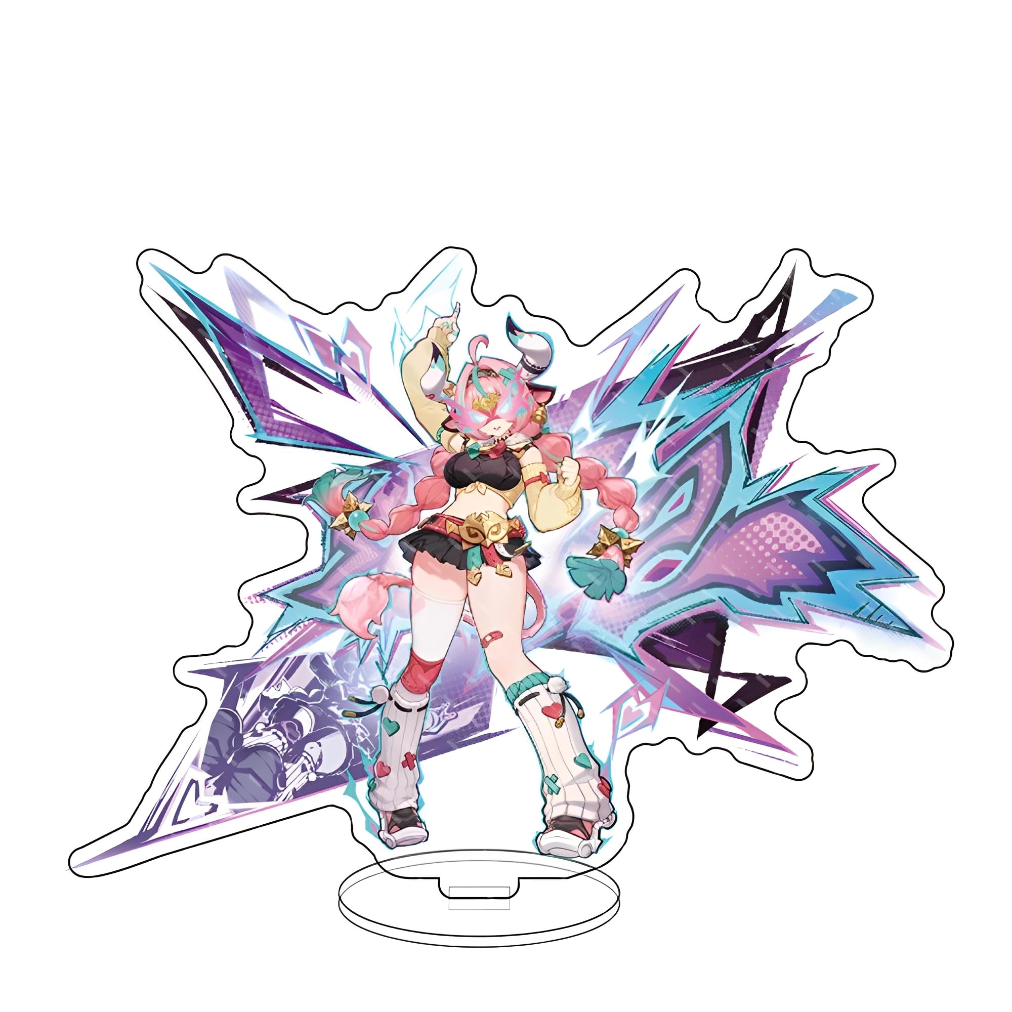 Genshin Impact Natlan Acrylic Stand Figure Standee Acrylic Display Character Decorations for Anime Fans (Varesa)